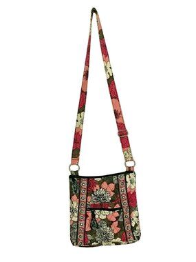 Vera Bradley Hipster Pink Floral Crossbody Purse